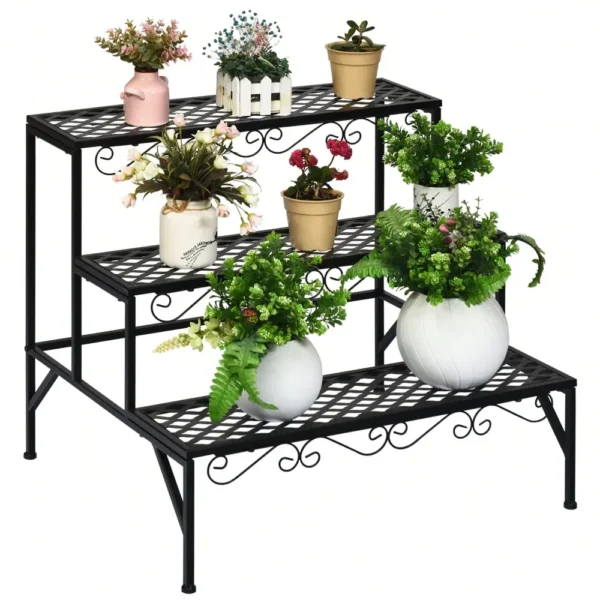 3 Tiers Metal Plant Stand