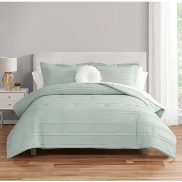 Mint 10 Piece Comforter Set with Sheets Queen