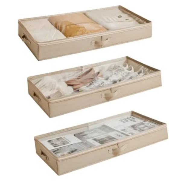 3 Pack Under Bed Storage Containers